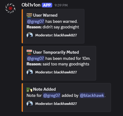 Professional Modlog